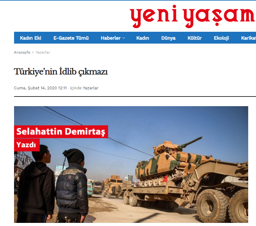 14 Şubat 2020 - Yeniyaşam Gazetesi 