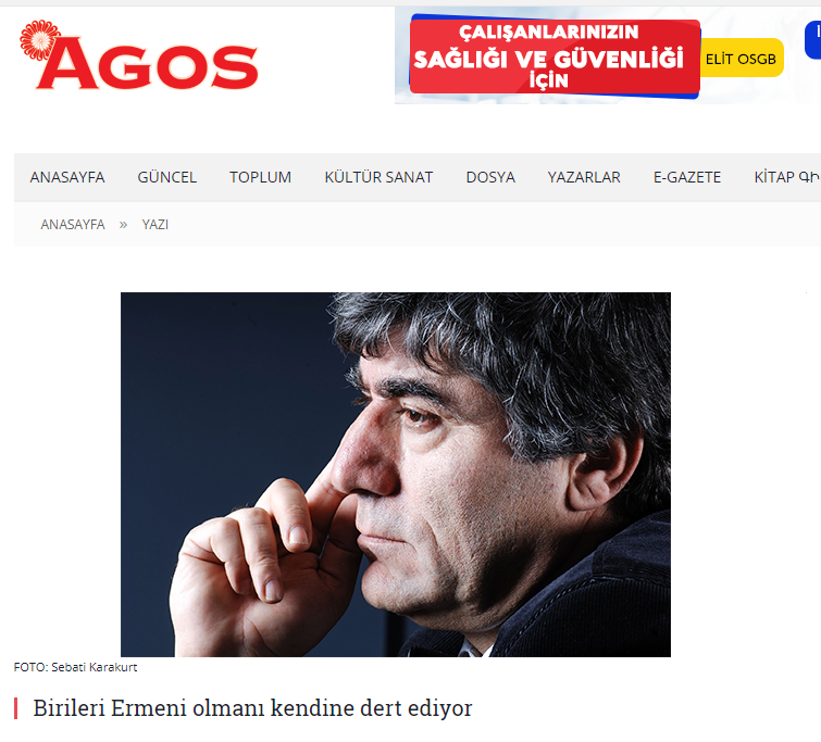 17.01.2020 - Agos Gazetesi Röportajı 