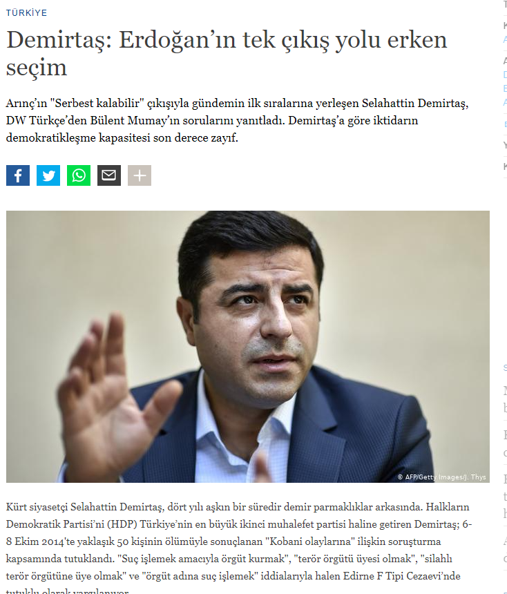 07 Aralık 2020 - Deutsche Welle Türkçe Röportajı 